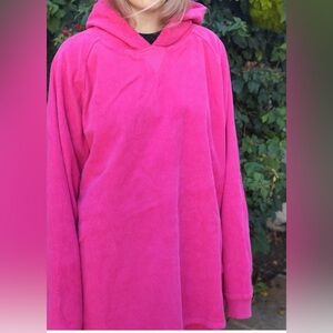 Drew house oversized corduroy bright pink hoodie size XS